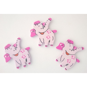 Wooden Die Cuts - Elephant (Pack of 5)