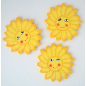 Wooden Die Cuts - Sunflowers (Pack of 5)