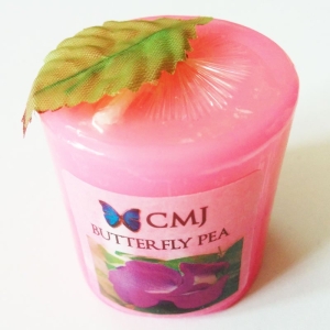 Aromatic Pillar Candles - Butterfly Pea (Small)