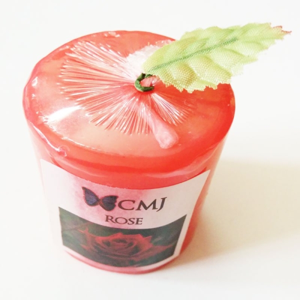 Aromatic Pillar Candles - Rose (Small)