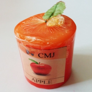 Aromatic Pillar Candles - Apple (Small)