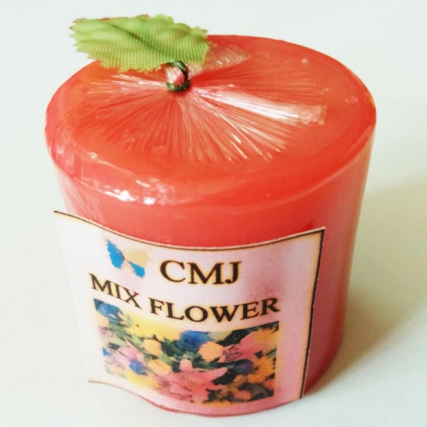 Aromatic Pillar Candles - Mix Flower (Small)