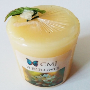 Aromatic Pillar Candles - Peep Flower (Small)