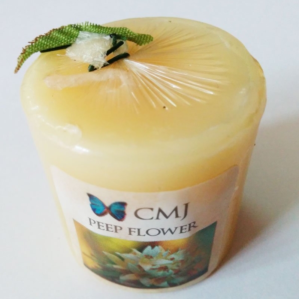 Aromatic Pillar Candles - Peep Flower (Small)