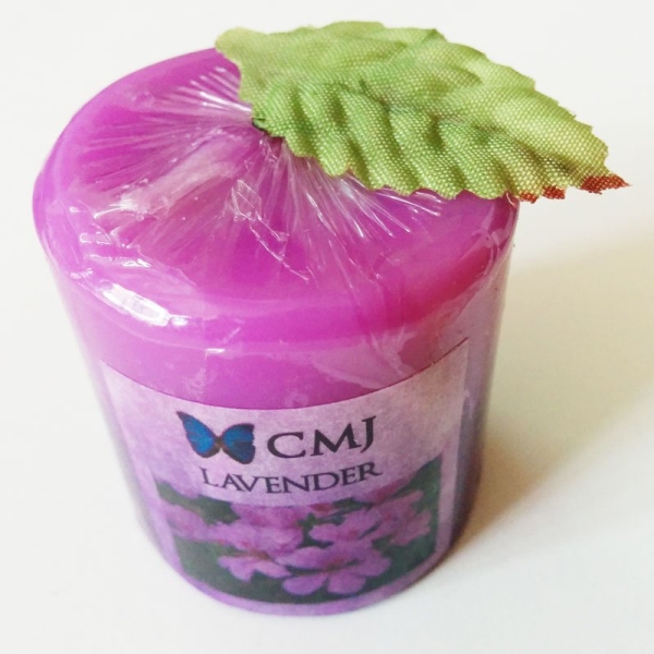 Aromatic Pillar Candles - Lavendar (Small)