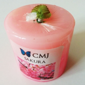 Aromatic Pillar Candles - Sakura (Small)