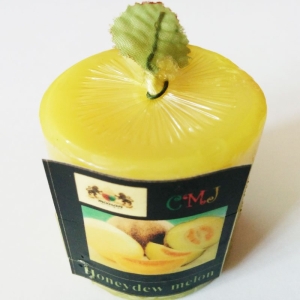 Aromatic Pillar Candles - Honeydew Melon (Small)