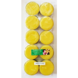 Aromatic Tea Lights - Frangipani/ Plumeria (Pack of 10)