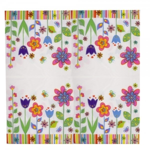 A pack of 12 by 12 inch Decoupage Napkins(5 pcs) - Floral Design 15