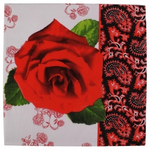 A pack of 12 by 12 inch Decoupage Napkins ( 5 pcs ) - Floral Design 20