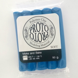 Proto Make and Bake Polymer Clay (50 gms) - Blue