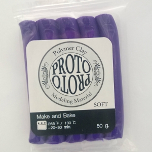 Proto Make and Bake Polymer Clay (50 gms) - Purple