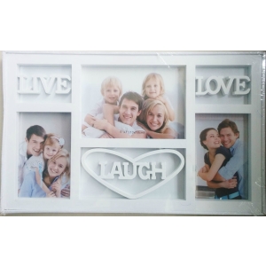 Photo Frame (White) - Live Love Laugh