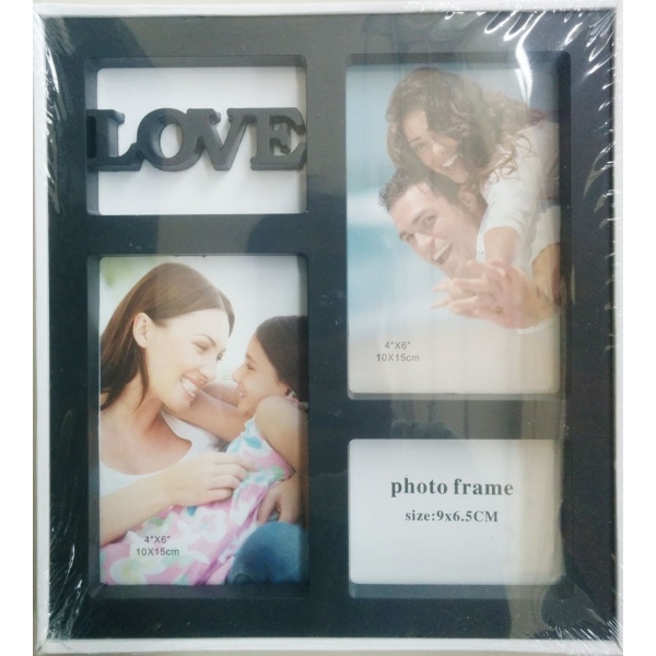 Photo Frame (Black) - Love