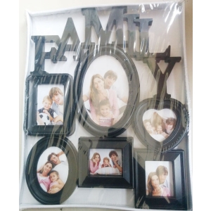 Photo Frame (Black) - Family