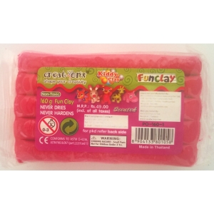 Kiddy FunClay - C. Red (160gm)