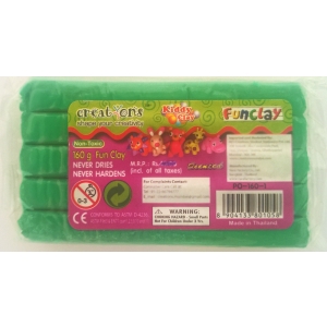 Kiddy FunClay - Dark Green (160gm)