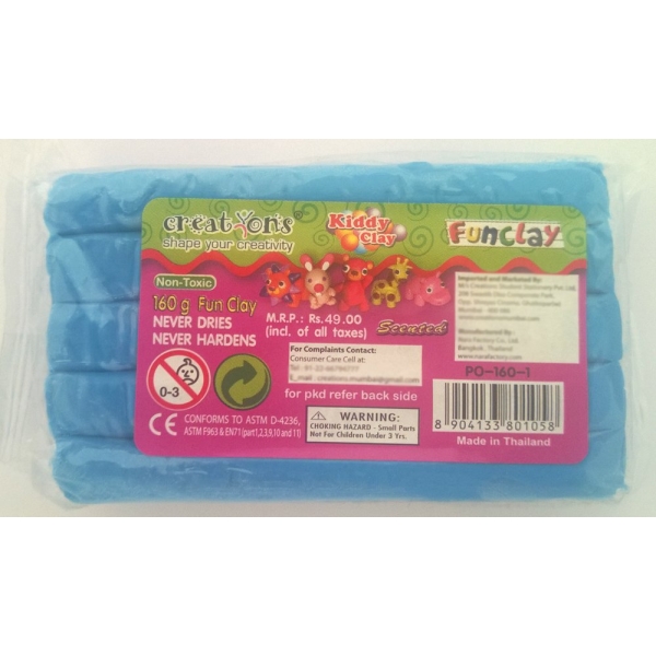 Kiddy FunClay - Light Blue (160gm)