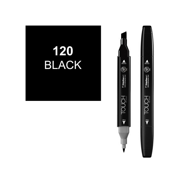 Shinhan Touch twin Marker-Black