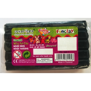 Kiddy FunClay - Black (160gm)