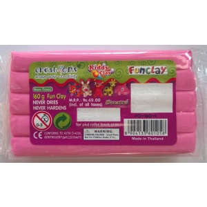 Kiddy FunClay - Pink (160gm)