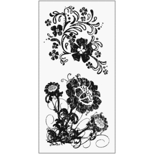 Fiskar Clear Stamps - Country Flowers