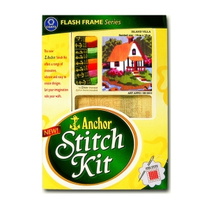 Anchor Stitch Kit - Island Villa (14cm x 16cm)