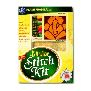 Anchor Stitch Kit - Ganapathy (14cm x 16cm)