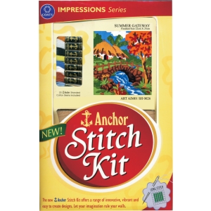 Anchor Stitch Kit - Summer Getaway (22cm x 25cm)