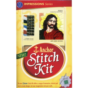 Anchor Stitch Kit - Jesus (22cm x 25cm)