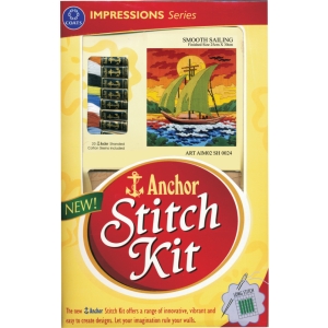 Anchor Stitch Kit - Smooth Sailing (25cm x 30cm)