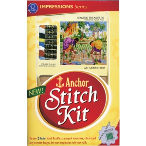 Anchor Stitch Kit - Sowing Treasures (28cm x 36cm)