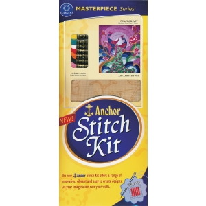 Anchor Stitch Kit - Peacock Art (33cm x 39cm)