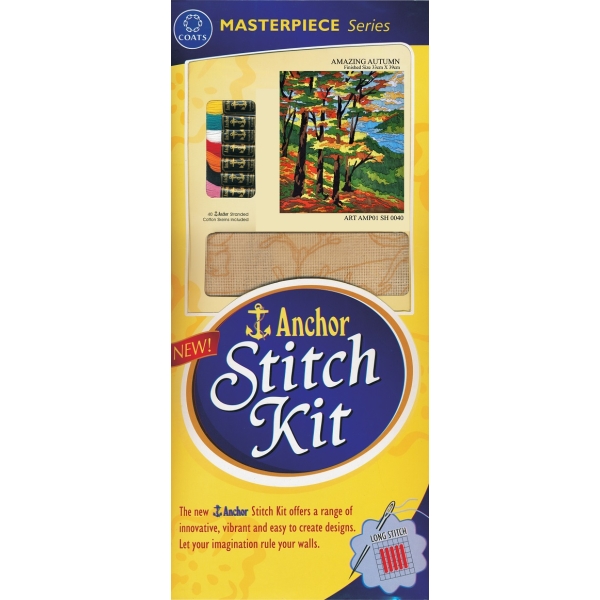 Anchor Stitch Kit - Amazing Autumn (33cm x 39cm)