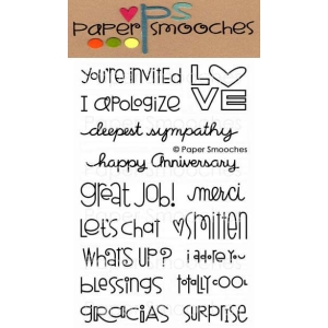 Paper Smooches Clear Stamp - Good Gab