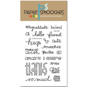 Paper Smooches Clear Stamp - Chit Chat