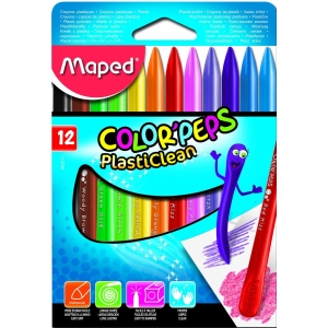 Maped Color'Peps Plasticlean Crayons