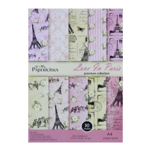 Papericious (Premium Collection) - Love in Paris (A4 paper)