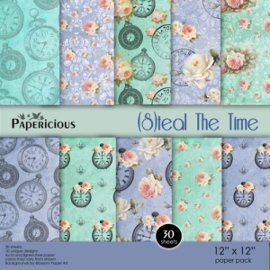 Papericious (Premium Collection) - Steal the TIme (12 by 12 paper)