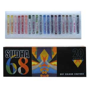 Sudha 68 Artists Soft Pastels (Set of 20)