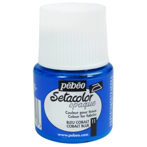 Pebeo Setacolor Opaque Fabric Paint - Cobalt Blue