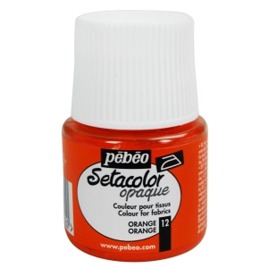 Pebeo Setacolor Opaque Fabric Paint - Orange