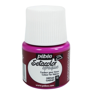 Pebeo Setacolor Opaque Fabric Paint - Garnet