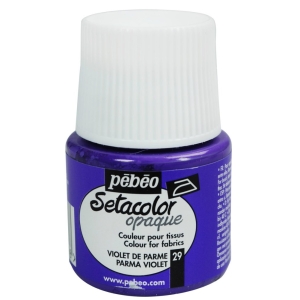 Pebeo Setacolor Opaque Fabric Paint - Parma Violet