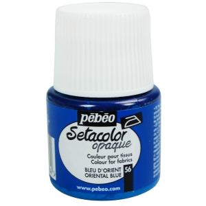 Pebeo Setacolor Opaque Fabric Paint - Oriental Blue