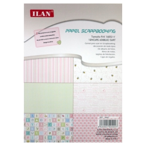 Ilan A4 Paper Pack - Pastels (Set of 12 sheets)