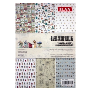 Ilan A4 Paper Pack - Little Birdie (Set of 12 sheets)