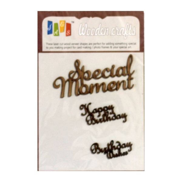 Wooden Die Cuts - Design 64