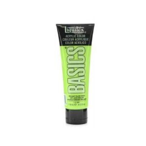 Liquitex Basics Acrylic Paint - Brilliant Yellow Green (118ML)