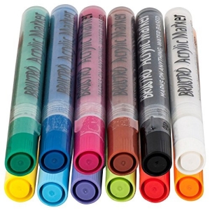 Brustro Acrylic Marker Set of 12 - Basic